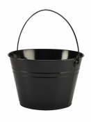 STAINLESS STEEL SERVING BUCKET 25CM BLACK SSB25BK