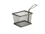 BLACK SERVING FRY BASKET 12.5X10X8.5CM SVB1210BK  X6