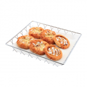 CHROME DISPLAY BASKET 35X30X5CM  CDB-3530