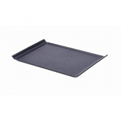 GENWARE LUNA STONEWARE BLACK TRAY 13.8X9.8inch