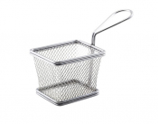 SERVING FRY BASKET SQUARE 9.5X9.5X6CM SVB10         X6