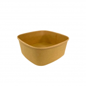 KRAFT SQUARE BOWL 1200ML 17X17CM X 300