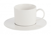 LINE PORLAND ACADEMY STACKING TEA CUP 20CL 7OZ X6  325821