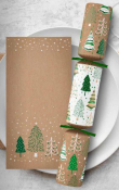 11inch FESTIVE FOREST KRAFT TCT CRACKER BOX100