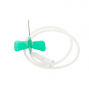 BUTTERFLY NEEDLE 21G GREEN 300MM TUBE X50