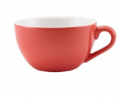 GENWARE PORCELAIN CORAL BOWL SHAPED CUP 25CL/ 8.75OZ