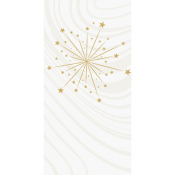 NAPKINS BDS 1/8 40X40CM SPARKLY WHITE