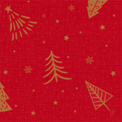 NAPKINS BIO DSF 40X40CM STARGAZING RED