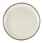 GENWARE TERRA STONEWARE SERENO GREY COUPE PLATE 9.4inch