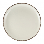 GENWARE TERRA STONEWARE SERENO GREY COUPE PLATE 10.8inch