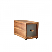 GENWARE ACACIA WOOD BREAD BOX GN 1/3