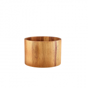 GENWARE ACACIA WOOD STRAIGHT SIDED BOWL 22.5 X 15CM