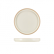 GENWARE KAVA WHITE STONEWARE PRESENTATION PLATE 18CM