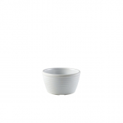 GENWARE MELAMINE MATT WHITE RIPPLE RAMEKIN 56ML/2OZ