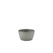 GENWARE MELAMINE MATT GREY RIPPLE RAMEKIN 56ML/2OZ