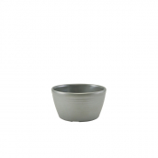 GENWARE MELAMINE MATT GREY RIPPLE RAMEKIN 113ML/4OZ