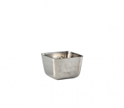 GENWARE STAINLESS STEEL SQUA RE HAMMERED RAMEKIN 71ML/2.5OZ