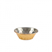 GENWARE GOLD PLATED HAMMERED RAMEKIN 43ML/1.5OZ