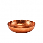 GENWARE COPPER HAMMERED ALUM INIUM PLATTER 31CM