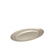 GENWARE VINTAGE  STEEL OVAL PLATTER 35CM