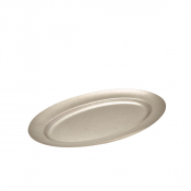 GENWARE VINTAGE  STEEL OVAL PLATTER 41CM