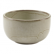 GENWARE TERRA PORCELAIN GREY ROUND BOWL 17.5OZ