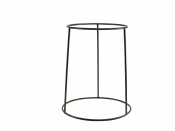 GENWARE BLACK ANTI-SLIP ROUND  BUFFET RISER 30CM