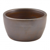 GENWARE TERRA PORCELAIN RUSTIC COPPER RAMEKIN 4.5OZ