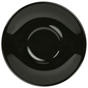 GENWARE PORCELAIN BLACK SAUCER 4.8inch