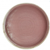 GENWARE TERRA PORCELAIN ROSE PRESENTATION PLATE 10.2inch