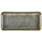 GENWARE TERRA PORCELAIN MATT GREY RECTANGULAR PLATTER 14.2X6.5inch