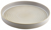 GENWARE TERRA STONEWARE ANTIGO BARLEY PRESENTATION PLATE 10.2inch