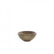 GENWARE TERRA PORCELAIN SMOKE GREY ORGANIC RAMEKIN 3OZ