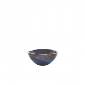 GENWARE TERRA PORCELAIN AQUA BLUE ORGANIC RAMEKIN 3OZ