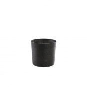 GENWARE BLACK VINTAGE STEEL SERVING CUP 14.8OZ