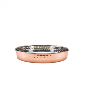 GENWARE HAMMERED COPPER PRESENTATION PLATE 7.9inch