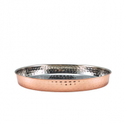 GENWARE HAMMERED COPPER PRESENTATION PLATE 9.8inch