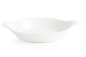 OLYMPIA WHITEWARE ROUND EARED DISH 167X137MM X6 W439