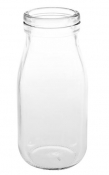 OLYMPIA GLASS MILK BOTTLE 200ML X12