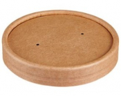 KRAFT LID FOR 6OZ KRAFT PORTION POT X500 90X90X16MM