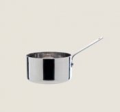 PLAYGROUND S/ STEEL MINI SAUCE PAN 8CM WITH HANDLE 7.4OZ X4