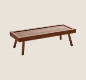 PLAYGROUND LOFT PRESENTER ON STAND 36X13CM 8CM TALL WALNUT