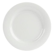DPS PORCELITE BANQUET WIDE RIM PLATE 8inch