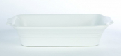 WHITE BAKEWARE RECTANGULAR BAKING DISH 25X14.25CM(80CL)