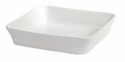 WHITE BAKEWARE SQUARE BAKER 26X26X5.5CM/10X10X2.25inch
