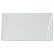 DPS PORCELITE TWIST RETANGULAR PLATTER 29X16CM  X6