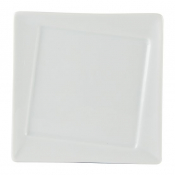 DPS PORCELITE TWIST SIDE PLATE 13X13CM  X6   186613