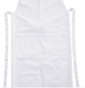 BRIGADE BIB APRON WHITE