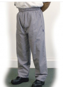BAGGY TROUSERS BLACK CHECK XLARGE