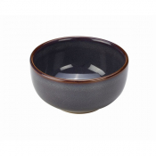 GENWARE TERRA STONEWARE RUSTIC BLUE ROUND BOWL 12.5OZ